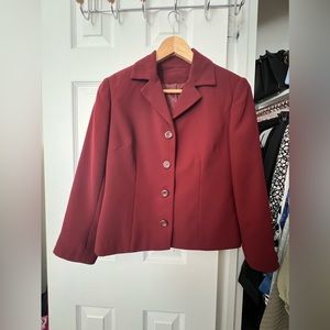 Burgundy Suit Set